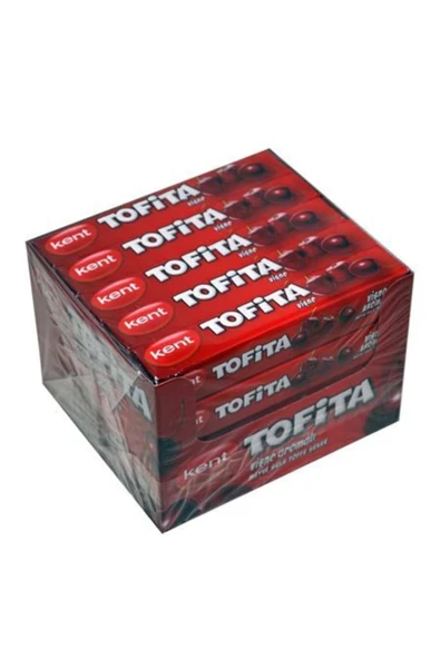 KENT Tofita Vişne Yumuşak Şeker 47 Gram X 20 Paket ürün görseli 1