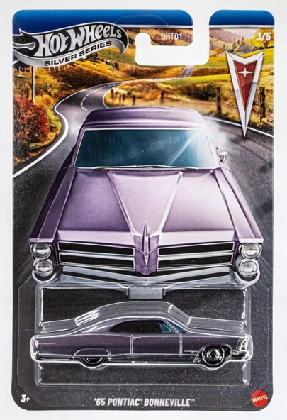 Hot Wheels Silver Series 1:64 Tekli Arabalar - 65 PONTIAC BONNEVILLE  GRT01 - JKY12 ürün görseli 1