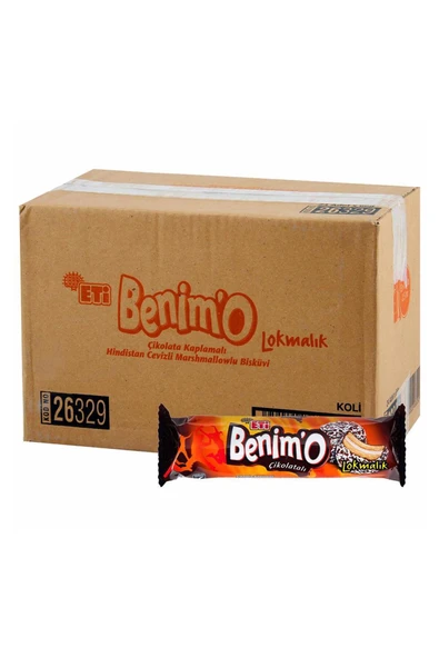 Eti Benimo Lokmalık Çikolatalı Bisküvi 80 g x 18 Adet ürün görseli 1