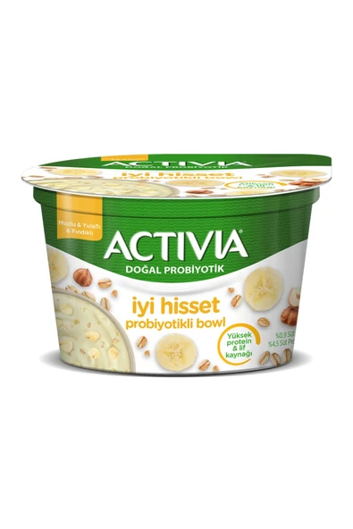 Danone Activia İyi Hisset Probiyotik Bowl Muz Yulaf Fındık 150 gr 1 adet ürün görseli 1