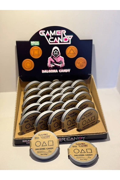 VERT COLLECTİON Squid Game Yenilebilir Şeker Oyunu Tek Adet (Portakal ve Limon Aromalı) ürün görseli 1