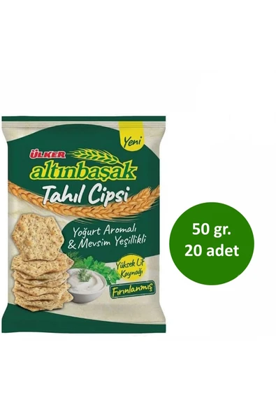 Ülker Altınbaşak Tahıl Cipsi büyük paket yeni lezzet 50 Gr x 20 Adet ürün görseli 1