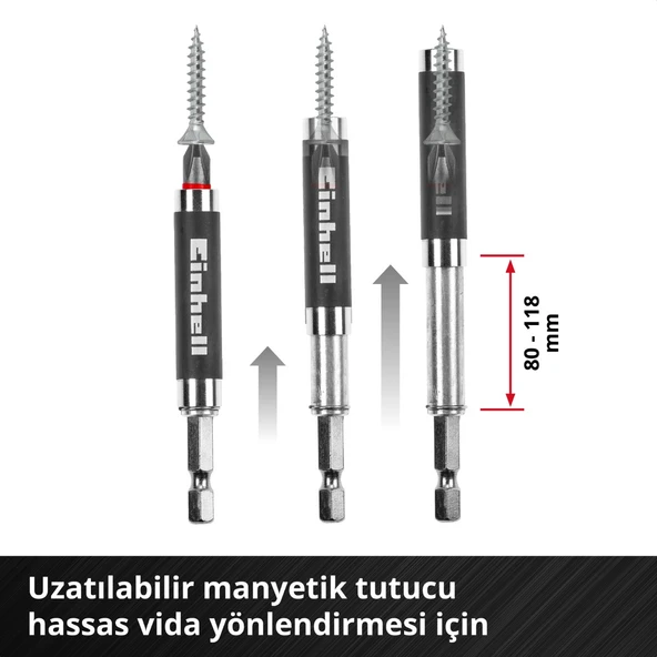 Einhell 49118953 M-Case 42 Parça Vidalama Ucu Seti - Resim 5