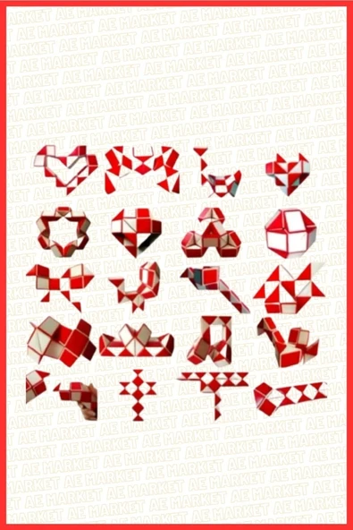 AE Market Şekilden Şekile Giren Sihirli Yılan Zeka Küpü Zekayılan Magic Snake Rubik ürün görseli 1