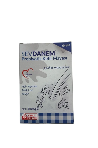 Danem Endanem Çok Kullanımlık Kuru Doğal Kefir Mayası 0,5 gr ürün görseli 1