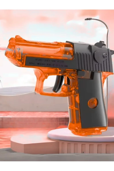 MyClean Mini Glock Su Tabancası 13x10 cm Kaydırmalı Kızaklı Su Tabancası Kaliteli ürün görseli 1