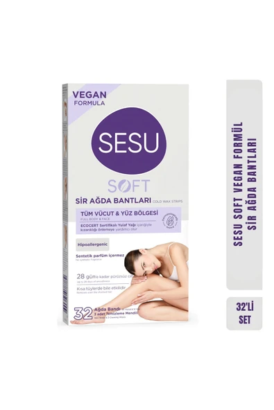 Sesu Soft Yulaf Ağda Bandı 32 Li - Resim 2