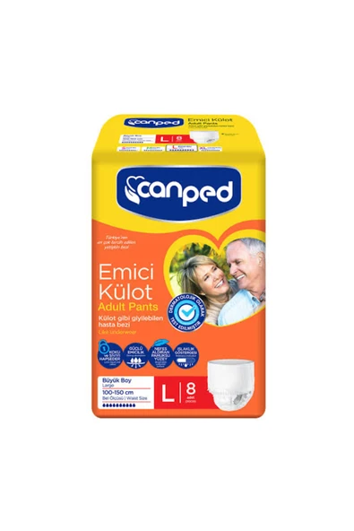Canped Külotlu Hasta Bezi Emici Külot Large 7li ürün görseli 1