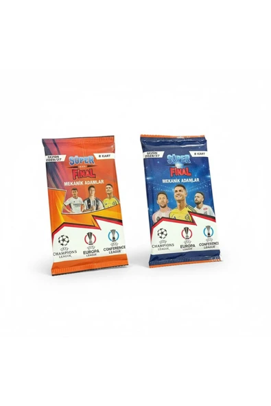 MyClean Topps Official Euro 2024/2025 Match Attax trading card game Futbolcu Kartları 5 li paket ürün görseli 1