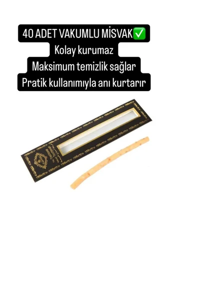 BAW COMPANY Taze Misvak - Vakumlu Taze Misvak (Yaş) 40 Adet ürün görseli 1