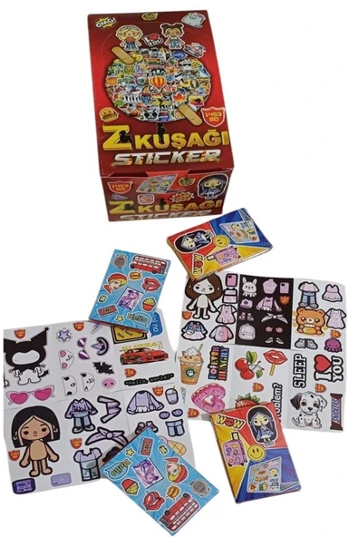 Toys Z Kuşağı Sticker  4 Adet mini Kutu ürün görseli 1