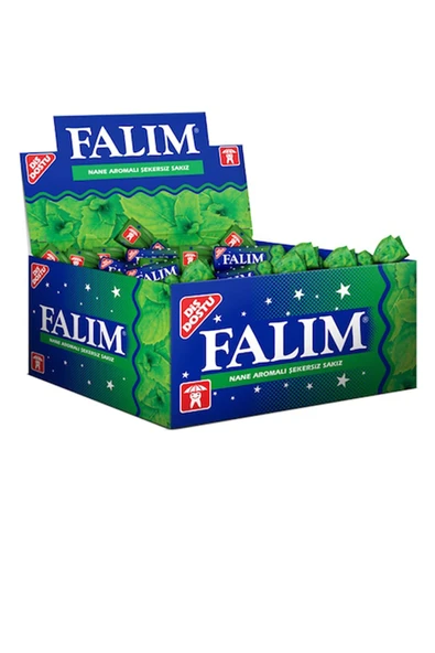Falım Nane Aromalı Tekli Sakız ( 100 Adet ) ürün görseli 1