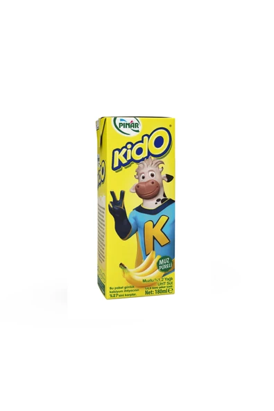 Pınar Kido Muzlu Süt 180 ml X 27 Adet ürün görseli 1