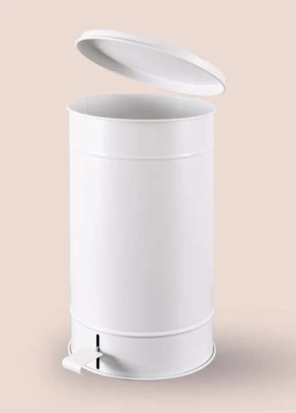 The Mia Çöp Kovası Beyaz 24 Lt GLV0772 ürün görseli 1