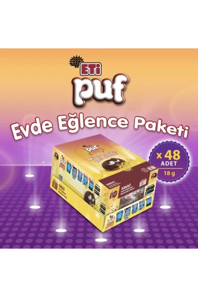 MyClean Eti Puf Kakaolu 18 g (48 Adet) ürün görseli 1