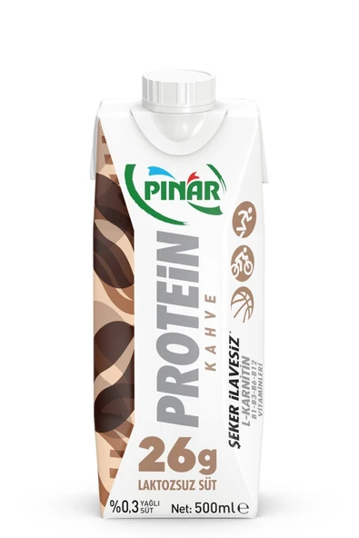 MyClean Pınar Protein Süt Kahveli 500 ml 4 adet ürün görseli 1