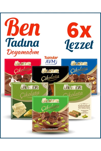 Ülker Kare Çikolata Serisi 36'lı Paket ürün görseli 1