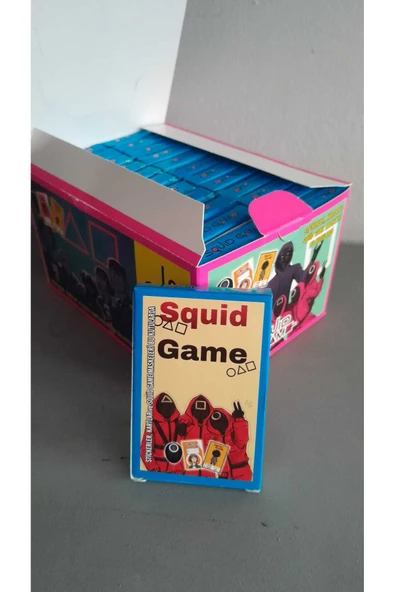MyClean Squid Game 2 Oyun Kart Karakter Kartları (24 MİNİK KUTU , KARAKTER KARTI , STİCKER) ürün görseli 1