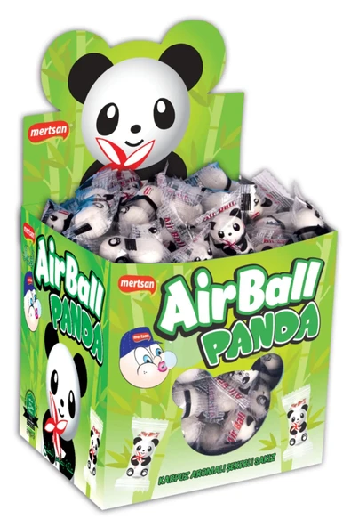 Toys Airball Panda Karpuz Aromalı Şekerli Balonlu Sakız 200 adet ürün görseli 1