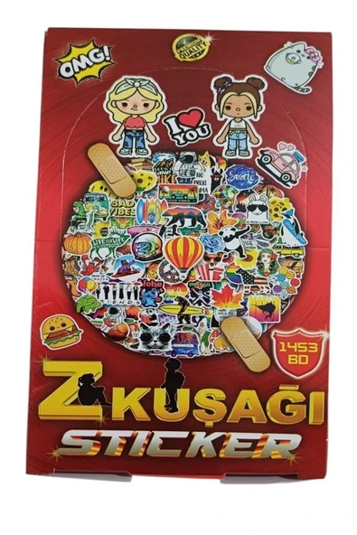 Toys Z Kuşağı Sticker  40 Adet mini Kutu (tam kutu) ürün görseli 1