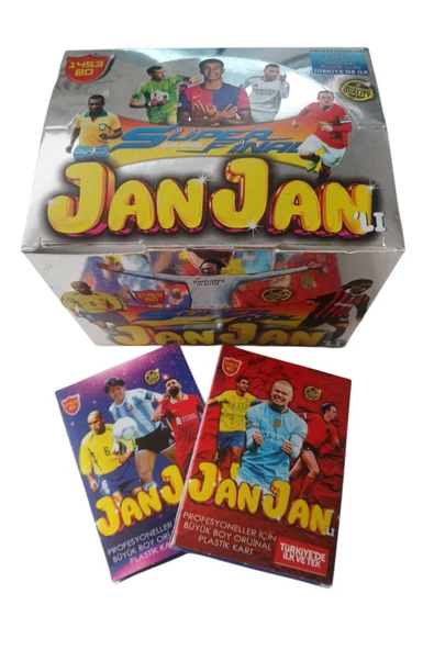 MyClean süper final hologram profesyonel büyük boy orijinal jan jan'lı 2 plastik 6 normal oyun kart ürün görseli 1