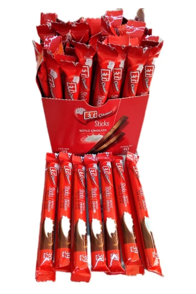 Eti sticks çikolata kahve yanı enfes tat 40 adet x 7 Gr ürün görseli 1