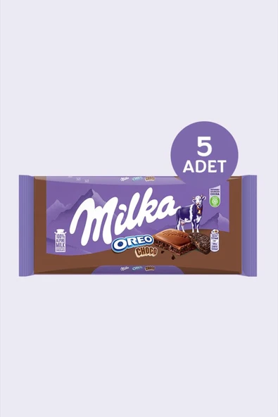 Milka Tablet Oreo Choco 100 gr 5'li Set ürün görseli 1