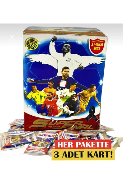 ERAMBALAJ STORE Süper Final 1.yıl Premium Özel Seri 400lü Futbol Oyuncu Kartları - 2023 -24-25-26-27 Son Sezon ürün görseli 1