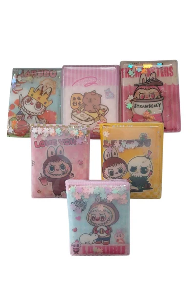 MyClean Sanrio unicorn Kawaii kuromi 3 Adet Mini Sulu Sticker Defteri 300+ Stickerlı Melodi Defter ürün görseli 1