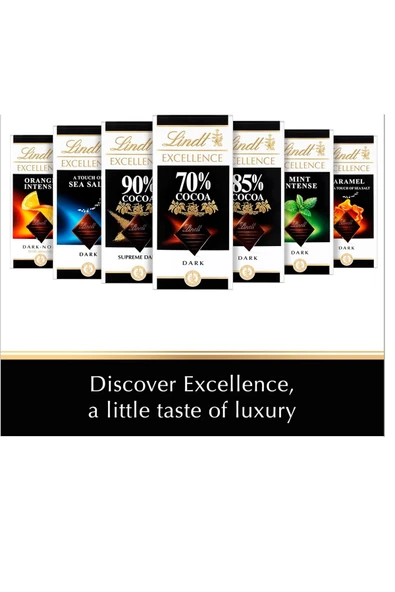 MyClean Lindt Saf Çikolata Çeşitleri 5 Farklı Çeşit Gelecektir ürün görseli 1