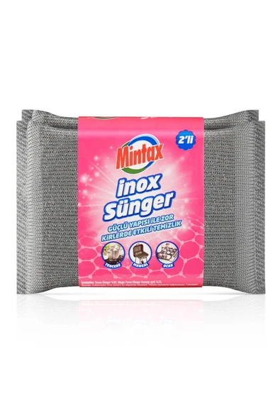 Mintax Inox Sünger 2'li (3 Adet) ürün görseli 1