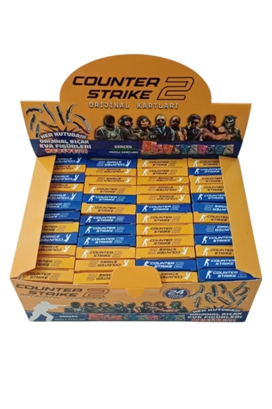 Toys Counter Strıke-2 48 Mini Kutu Oyun Kartları(Her Kutuda 4 Adet Kart ve Eva Bıçak Figürleri Hediye) ürün görseli 1