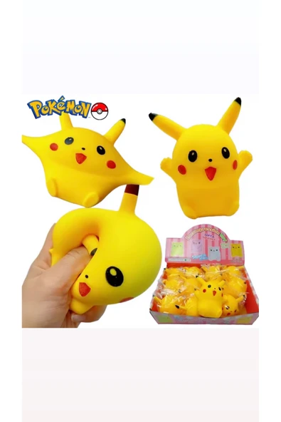 sukuşi Pikachu Squishy 10cm Yapışkan ürün görseli 1