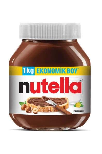 MyClean Ferrero Nutella Kakaolu Fındık Kreması 1 Kg – Gerçek Fındık Ve Kakao Lezzeti ürün görseli 1
