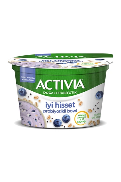 Danone Activia İyi Hisset Probiyotik Bowl Yaban Mersini 150 G 1 adet ürün görseli 1