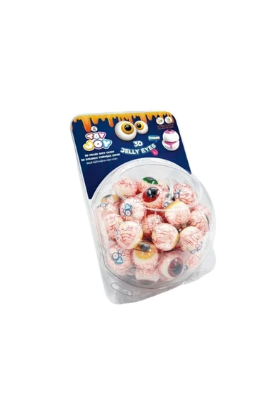 Global Toyjoy Göz Şeklinde Yumuşak Şeker Jelibon 10 Adet Jelly Eyes ürün görseli 1