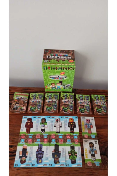 MINECRAFT Yeni Seri Oyun Kartları 6 Kutu Toplam 6 Kutu & Kutusuz ürün görseli 1