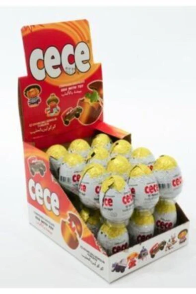 MyClean Çikolatalı Sürpriz Yumurta / Cece Sürpriz Yumurta 24 Adet ürün görseli 1