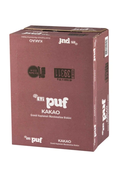 MyClean Eti Puf Kakaolu 18 g (48 Adet) ürün görseli 1