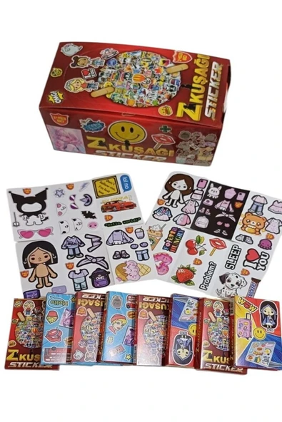 Toys Z Kuşağı Sticker  8 Adet mini Kutu ürün görseli 1
