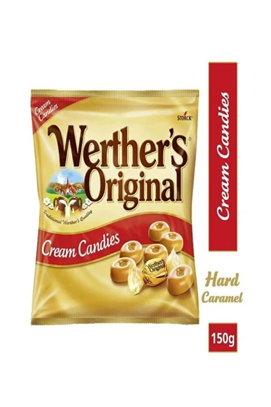 MyClean Werther's Original Krema Dolgulu Karemelli Şekerleme 150 Gr ürün görseli 1