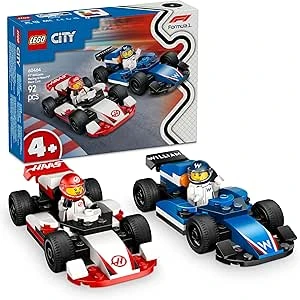 LEGO City 60464 F1 Williams Racing ve Haas F1 Yarış Arabaları ürün görseli 1