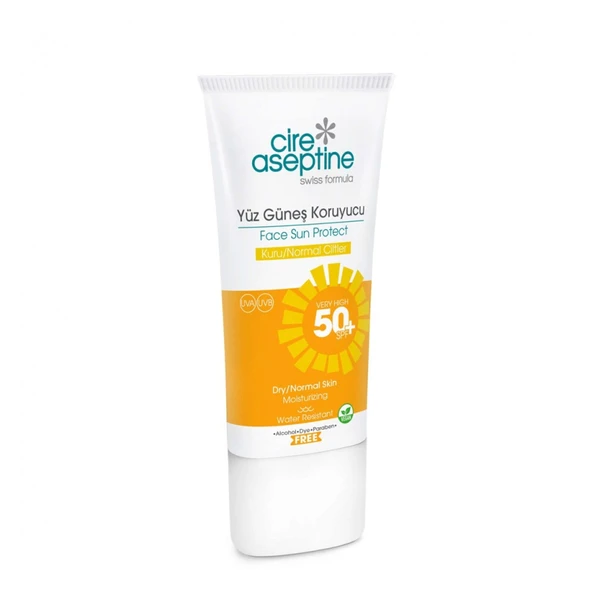 Cire Aseptine Kuru ve Normal Ciltler için 50 ml 50 Faktör Güneş Kremi ürün görseli 1