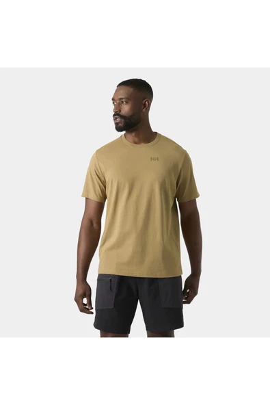 Helly Hansen Massif Graphic Erkek T-Shirt Kahve ürün görseli 1
