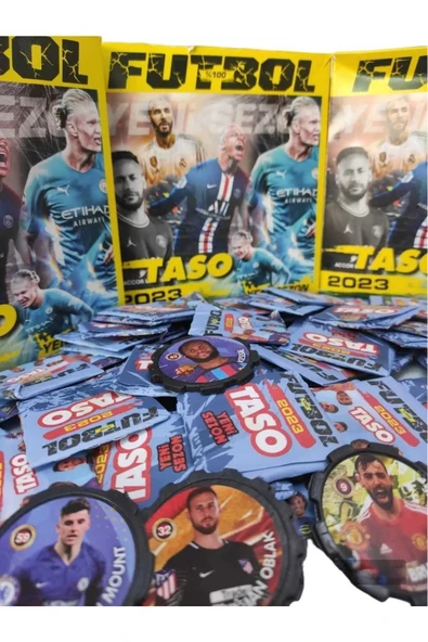 Toys Shop Futbolcu Tasoları Efsane Futbol Taso 50 Adet Yeni Sezon Güncel Transferler ürün görseli 1
