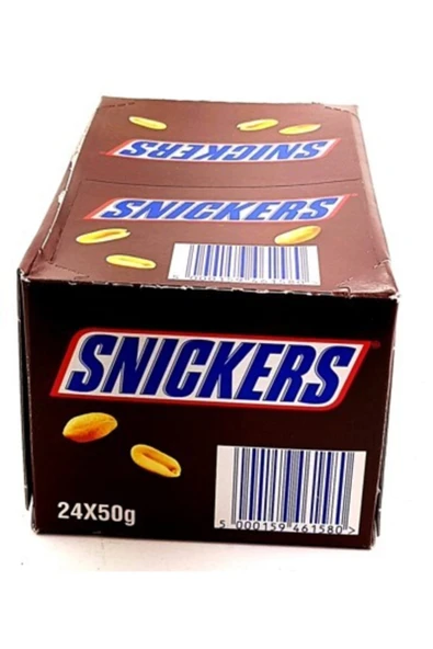 Snickers Bar Çikolata 50gr 24 Adet. - Resim 2