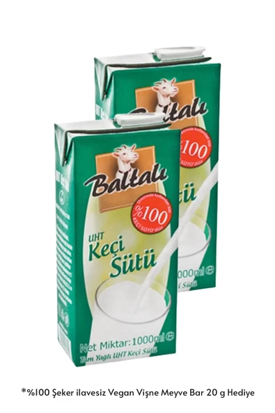 Baltalı Keçi Sütü Uht %10 Keçi Sütü Uht 1 Lt X 2 Adet ürün görseli 1