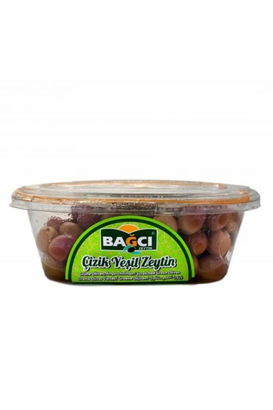 Bağcı Çizik Yeşil Zeytin 200 gr ürün görseli 1