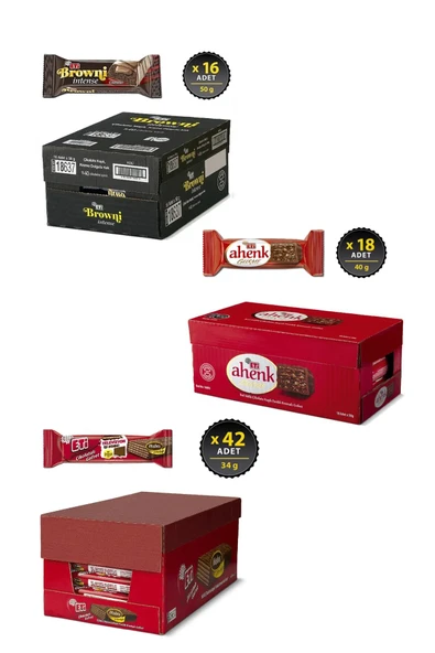 Eti Browni Intense - Ahenk Gurme - Çikolatalı Gofret Avantaj Pak ürün görseli 1