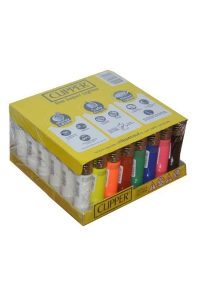 Clipper Micro 48 Adet Taşlı Çakmak - Resim 2
